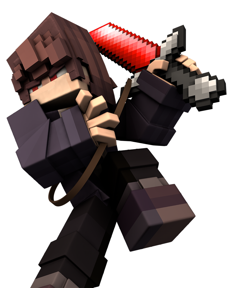 Render postaci z mieczem